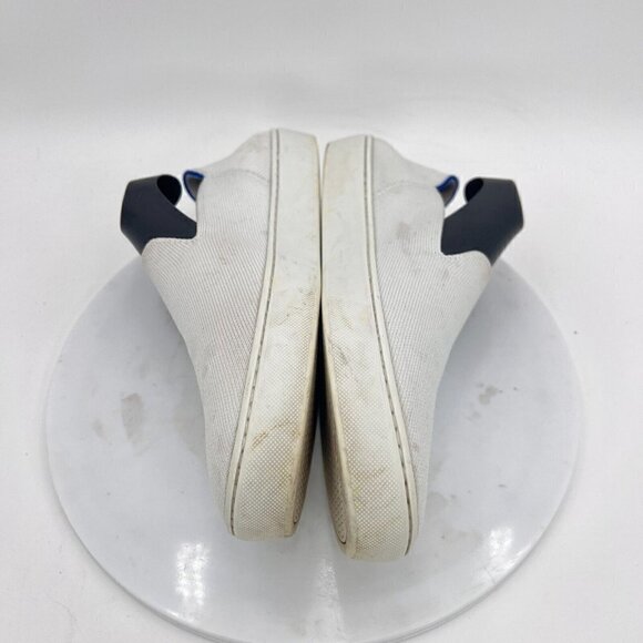 Rothy’s The Original Women Size 9.5  Bright White Slip On Flat Sneaker Shoes - Picture 9 of 14